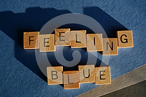 Feeling Blue, phrase meaning to feel depressed or sad