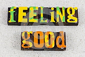 Feeling good happy beautiful healthy wellness people positive attitude