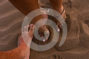 feet on the beach photo