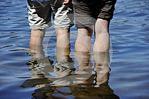 Feet in Cool Water