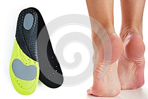 Feet and orthopedic insoles