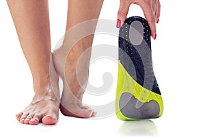 Feet and orthopedic insoles
