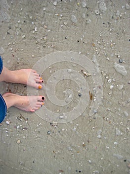 Feet in Sand