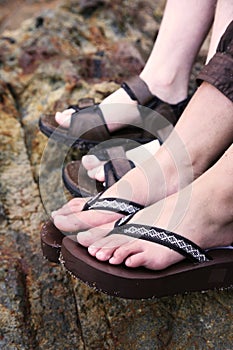 Feet in Sandals