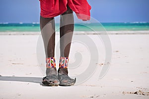 Feet and shoes Maasai