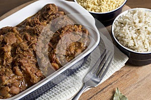 Feijoada, White Rice & Farofa