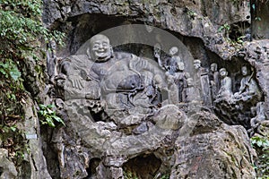 Feilai Feng stone carvings, Lingyin temple