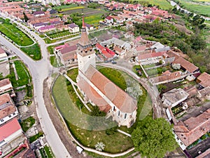 Feldioara fortified Church near Brasov, Transilvania, Romania. A