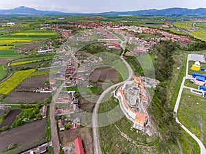 Feldioara fortress and city in Transylvania, Romania. Important