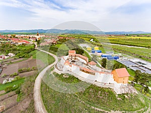 Feldioara Marienburg medieval fortress near Brasov, Romania, Th