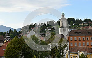 Feldkirch. A little proud in Austria.Panorama Feldkirch.