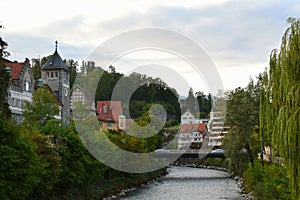 Feldkirch. A little proud in Austria.Panorama Feldkirch.