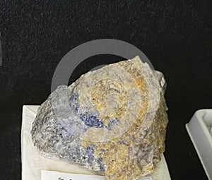 Feldspars Cancrinita with Sodalita photo