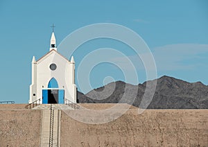 Felicity, California, church on the hill photo