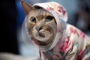 feline and canine fashion show of the latest trends on runways