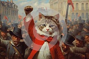 In a feline - led revolution, cats of the French Revolution claw their way to equality, inspiring humans to fight for freedom and