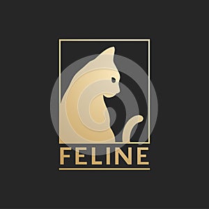 Feline symbol design