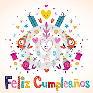 Feliz Cumpleanos - Happy Birthday in Spanish card photo