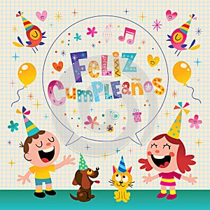 Feliz Cumpleanos - Happy Birthday in Spanish photo