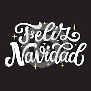 Feliz Navidad, hand lettering