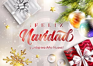 Feliz Navidad y prospero Ano Nuevo. Merry Christmas.