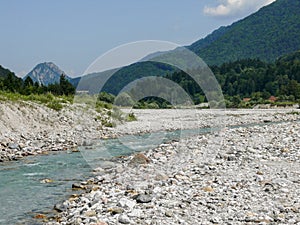 Fella river, Northeast Italy photo