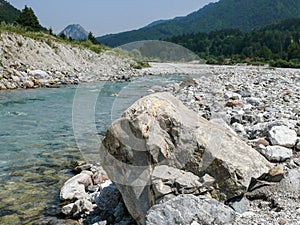 Fella river, Northeast Italy photo
