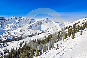 Fellhorn Ski resort, Bavarian Alps, Oberstdorf, Germany