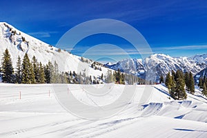 Fellhorn Ski resort, Bavarian Alps, Oberstdorf, Germany photo