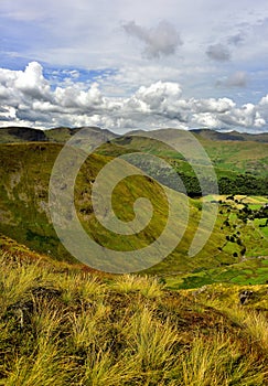 Hartsop Dodd high above Hartsop
