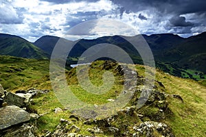 The fells from Place Fell