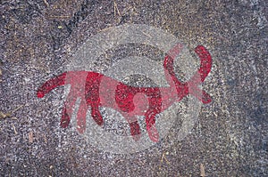 Rock Carving in Tanum, Bohuslan, Sweden