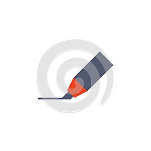 felt-tip pen colored icon. Element of school icon for mobile concept and web apps. Detailed felt-tip pen icon can be used for web