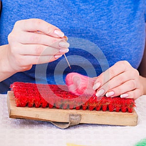 Felting activity