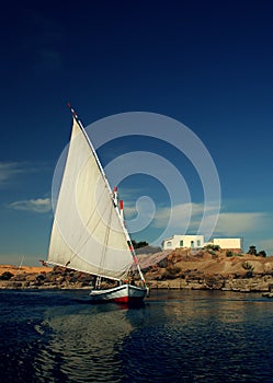 Felucca At Aswan