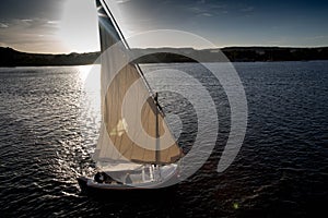 Felucca on river Nile