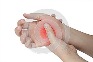 Femal hand Injury photo