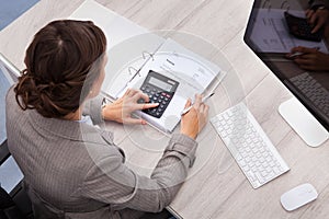 Female accountant photo