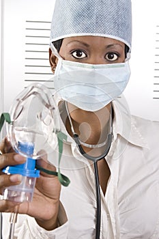 Female african doctor