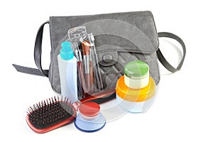 Female bag and cosmetics