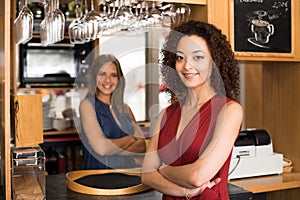 Female baristas