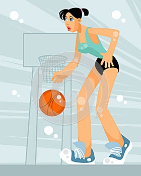 Female basketball player