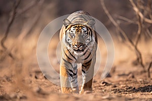 A female Bengal tigress in National Park