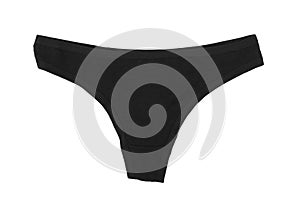 Female black thong