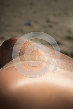 Female Bodyscape Sholders Beach