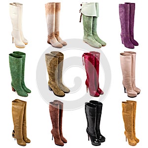 Female boots collection