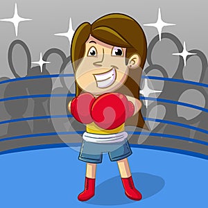 female boxing sport