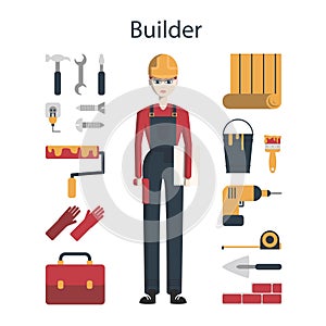 female builder.