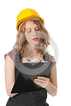 Female builder