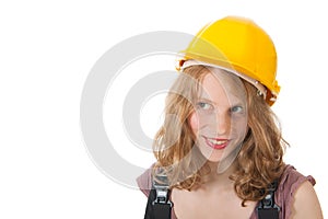 Female builder